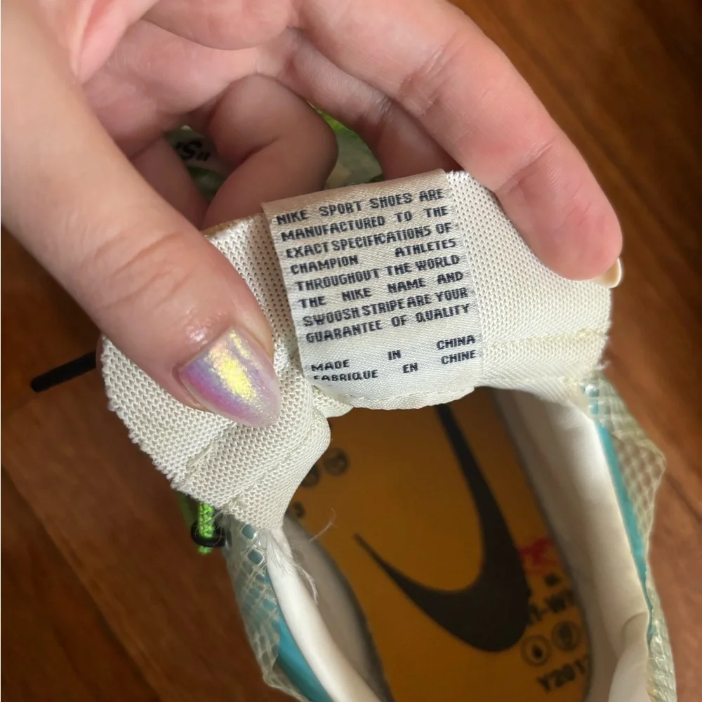 Off-White x Nike Wmns Waffle Racer 'Vivid Sky' 2019 size 10 - Picture 13 of 14